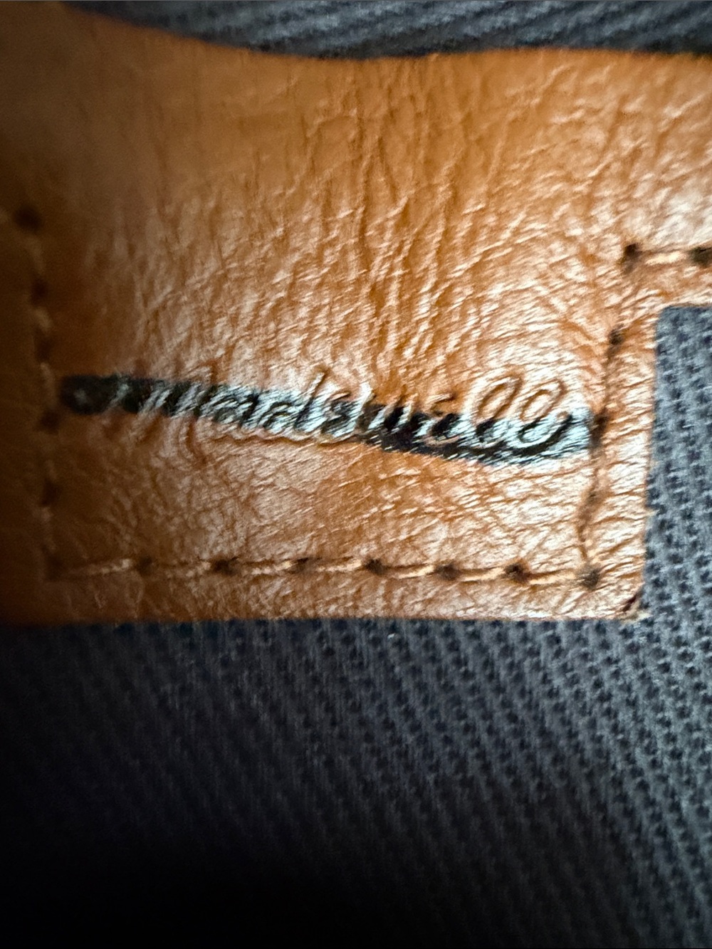 Madewell Zip Top Transport Carryall English Saddle Color - Picture 10 of 13